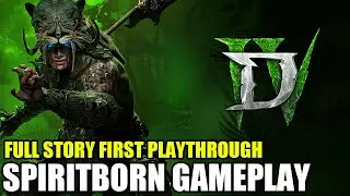 Full Story Playthrough - First Time - Quill Volley Eagle Spiritborn - Vessel of Hatred - Diablo 4