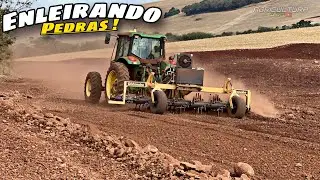 MÁQUINA de ENLEIRAR PEDRAS 🪨🚜💪🏼!!! EP 343