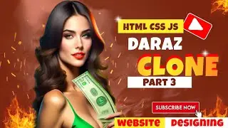 Daraz Clone using HTML, CSS & JavaScript - Part 3 || #E-commerce #responsive #website || Mzhere