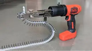 Automatic Screw Chain Gun | Drill Attachment ❼