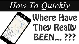 How To Quickly: Check Physical Location History on an iPhone