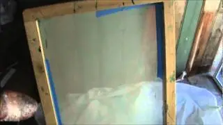 How to Prep a Silk Screen with Photo Emulsion