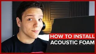 Install Acoustic Foam Fast! Without damaging your wall!