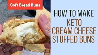 Keto Cream Cheese Stuffed Buns