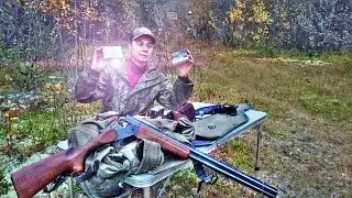 Иж-27 Тестирую патроны. Пулевая стрельба из ружья 12 калибра