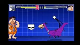 mugen Markerman vs Fred Flintstone mugen battle 295