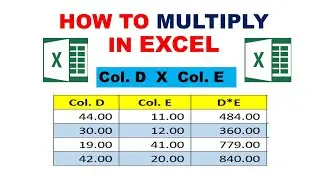 How to Multiply in Excel