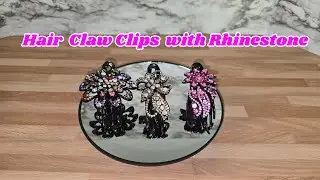 Full video here:Hair Claw Clips  with Rhinestone