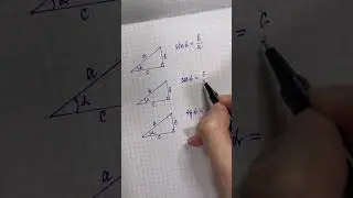 Определение синуса, косинуса и тангенса в одном видео! 