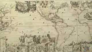 Authentic Models 1719 The Americas Map Scroll - Product Review Video