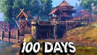 100 Days Building a Black Forest Village in Valheim... Here's What Happened