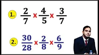 Multiplying Fractions Easy Trick || How to Multiply Fraction With Unlike Denominators || Mathematics
