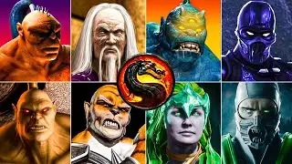 Evolution of Sub Boss fight in Mortal Kombat games 1992-2023 | 2K 60 FPS | All MK Sub Bosses
