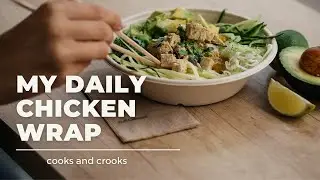 my daily chicken wrap