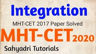 MHT-CET | Integration | MHT-CET 2017 Paper Solved