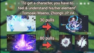 Actually Works!? Zhongli JP VA Tomoaki Maeno 'Invented' Fun Gacha Ritual | Genshin Impact [ENG Sub]