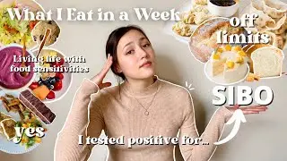 WHAT I EAT IN A WEEK | *I Tested Positive for SIBO* | Food Freedom with Dietary Restrictions???