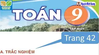 Chương 2 – Bài tập cuối chương 2 – Trắc nghiệm - Trang 42 - Toán 9 tập một - KNTTVCS