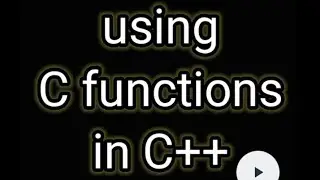 using C standard library function in C++#programming #shorts