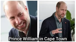 Prince William receives WARM Welcome to Cape Town ahead of Earthshot Final