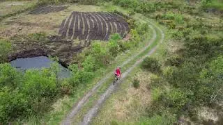 Gravel cycling around Claremorris, County Nayo