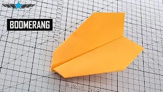 How to Make the BOOMERANG Paper Airplane – Always Returns to You!
