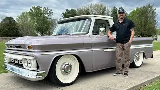 BAGGED LSA POWERED GMC | Built by R.S. Restorations | Air Ride, Vintage Air, Holley Digital Gauges