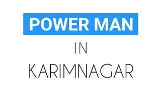 Power Man In Karimnagar - It's a God gift to him