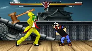 THE MASK vs POPEYE - Highest Level Amazing Fight!