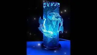 Luminária de pvc que eu fiz 