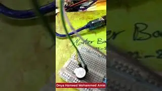 Arduino DHT11 temperature + humidity + buzzer sensor in Kurdish language