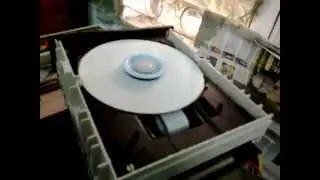 open DVD-ROM rotation speed with speed test data