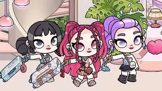 Avatar World HUNTRIX Trip to Korea ✈️✨K-Pop Hunters