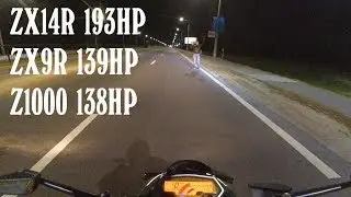 Z1000 VS ZX9R VS ZX14R