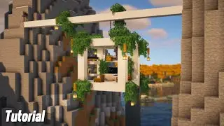 Minecraft: how to build an easy hanging house (tutorial)