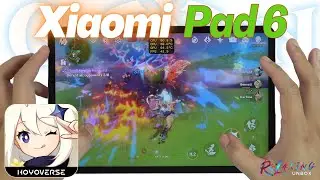 Xiaomi Pad 6 Genshin Impact Gaming review | FPS & Battery Drain test