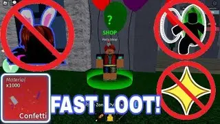 Fastest Way To Loot Confetti (no mink / high mobility fruit) - Blox Fruits