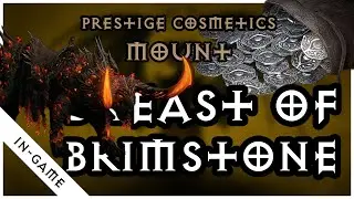 Beast of Brimstone | Diablo IV Cosmetics (Mount) | In-Game (4K) | 2,800 Platinum