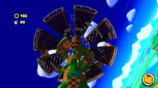 Sonic Lost World PC: Windy Hill Zone Act 1 Gameplay 720P 30FPS