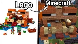 Building New Lego Minecraft Sets In Actual Minecraft...