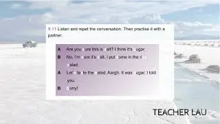 9B 9.11 Pronunciation: salt or sugar?