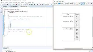 Building Java Programs Chapter 12 Exercise 12.19 countBinary