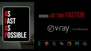 Vray - Render Faster on Cloud. (RENDER 50 TIME FASTER)