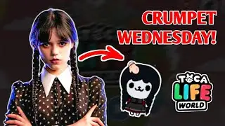 🙀 КРАМПЕТ WEDNESDAY в Toca Boca Life World!