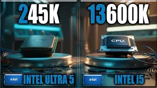 245K vs 13600K Gaming Benchmarks / Applications Tests
