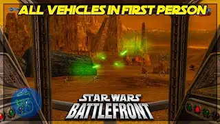 Every Battlefront 1 Vehicle in First Person.