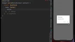 Alertdialog in Flutter