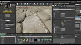 Make stuff bumpy in Unreal with Parralax Occlusion Mapping.
