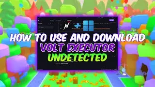 How to use and download Volt Executor (Roblox Undetected)