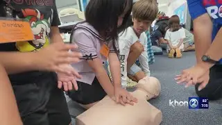 American Red Cross and ClimbHi team up to teach keiki CPR